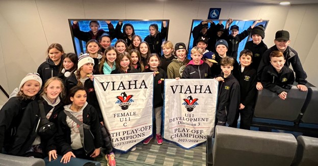 VIAHA U11 Development and Female Division Champions